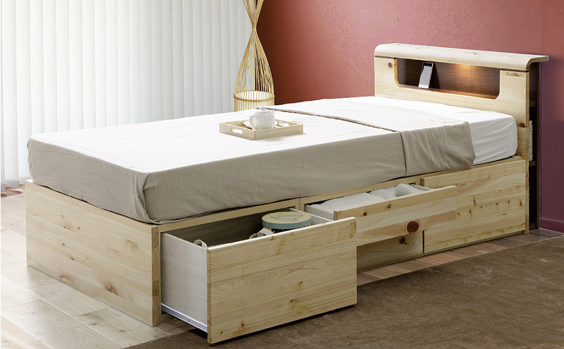 ひのきベッド特集 無垢すのこベッドを買うなら最低価格証明のベット専門店 新井家具ベッド館へ