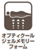 オプティクールジェルメモリーフォームロゴ